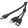 Startech.Com 3ft eSATA and USB A to Power eSATA Cable - M/M ESATAUSBMM3